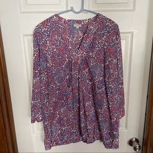 Talbots Tunic Blouse